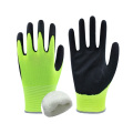 Hespax Custom sandy nitril Bauarbeiten Winterhandschuhe